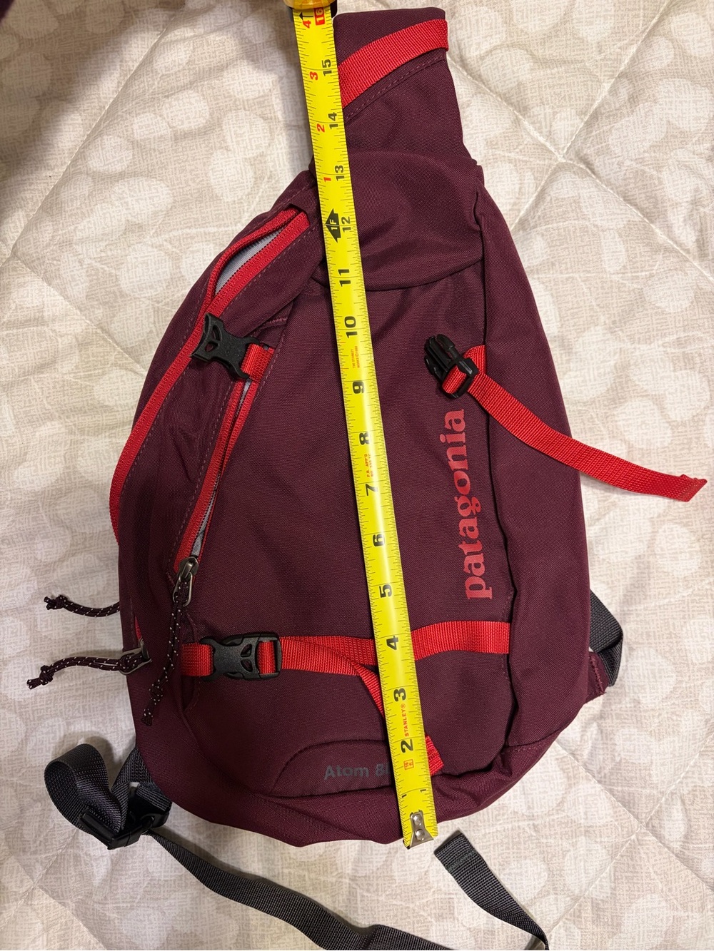 Patagonia Burgundy and Red Sling Belt Bag